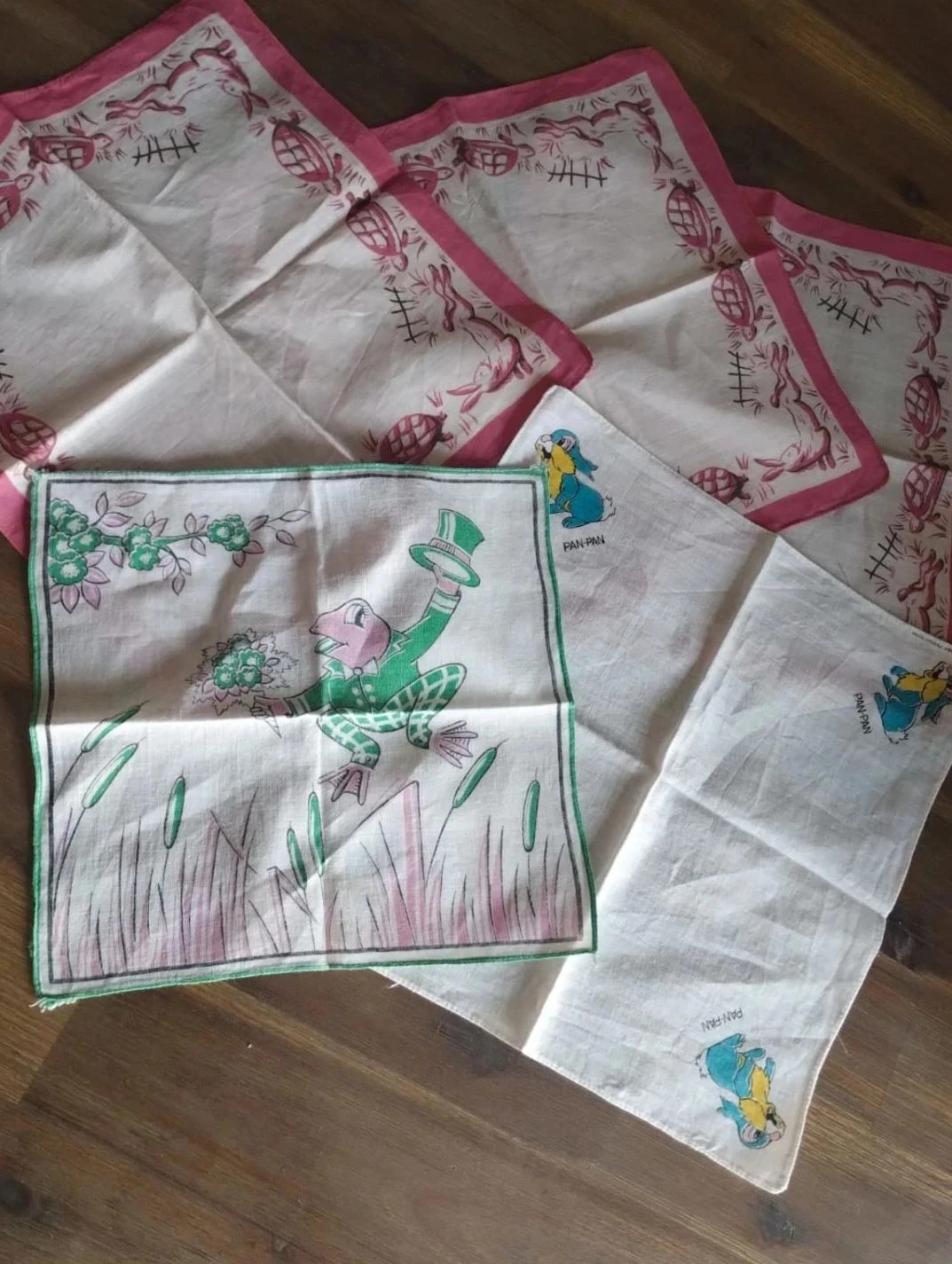 Lot of 5 old children's handkerchiefs – photo 6